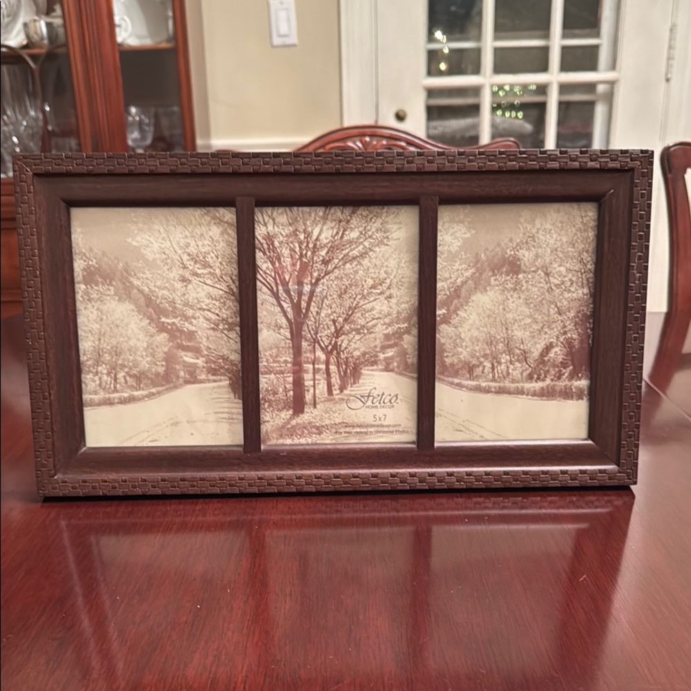 Picture Frame. Holds 3 5x7 Pictures